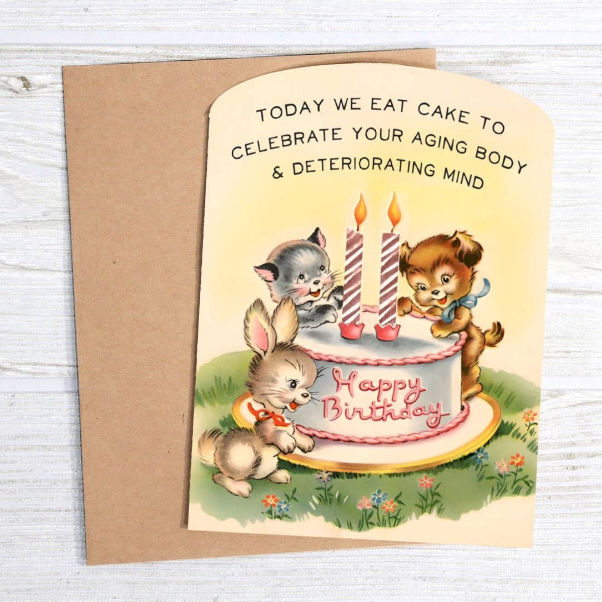 Today We Eat Cake Birthday Card - Twirls + Twigs