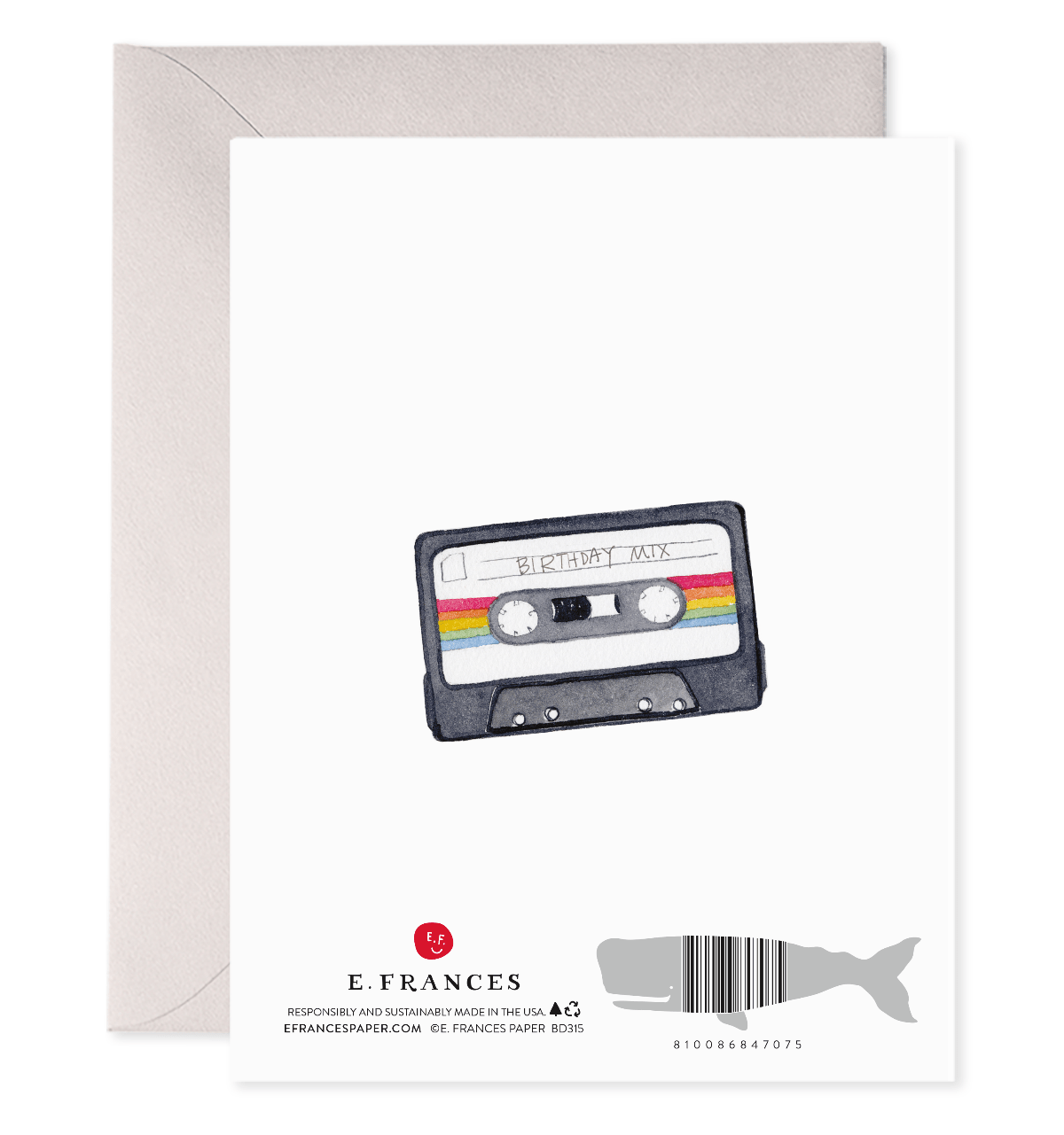 Boom Box Birthday Greeting Card - Twirls + Twigs