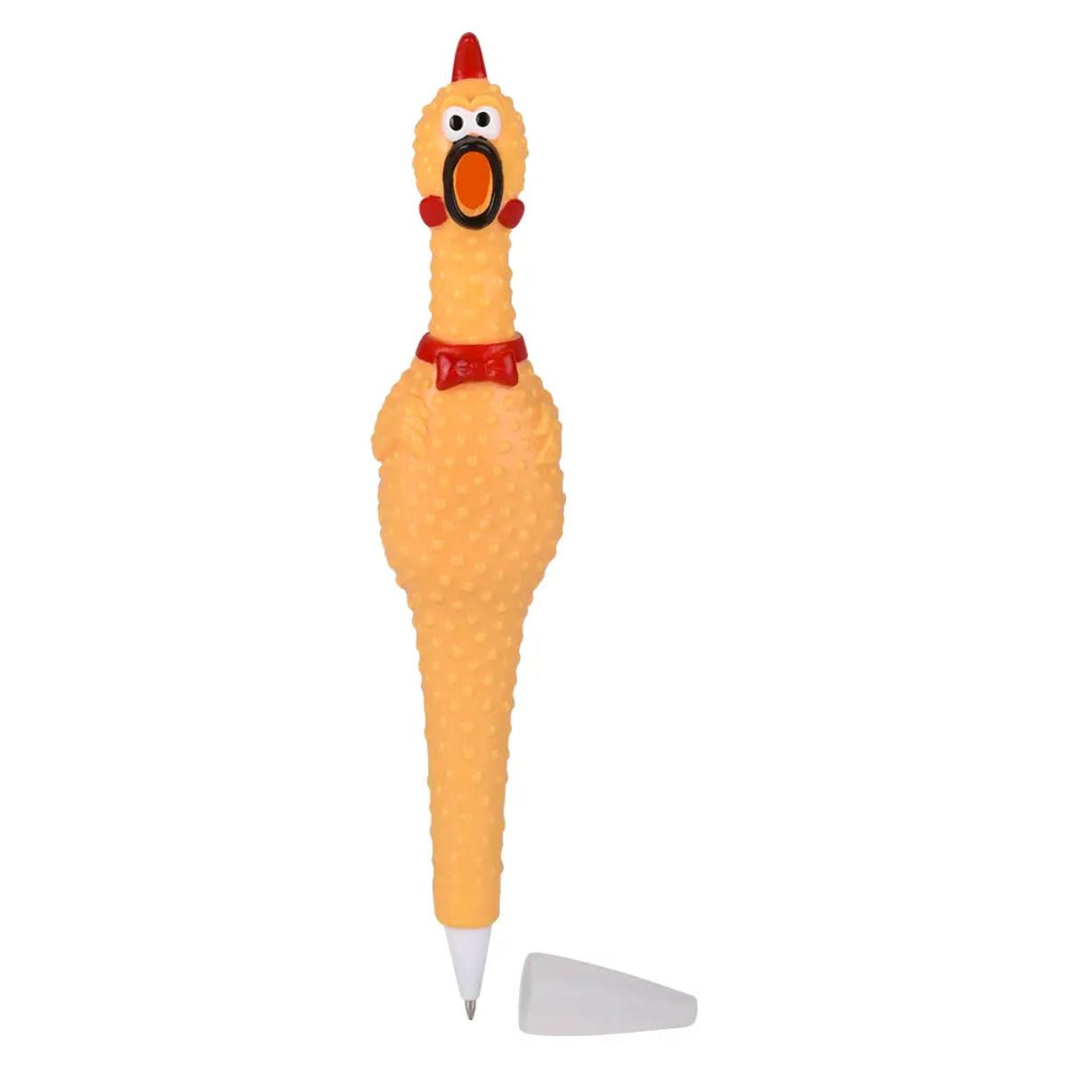 (T) 7" Rubber Chicken Pen - Twirls + Twigs