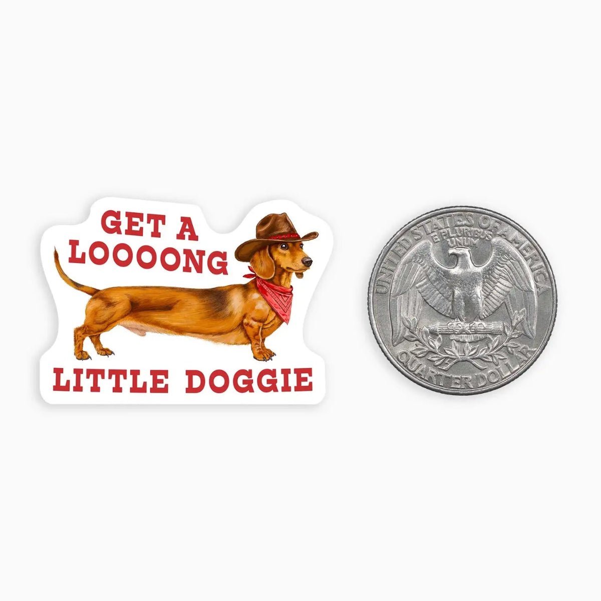 Little Doggie - Mini Sticker - Twirls + Twigs