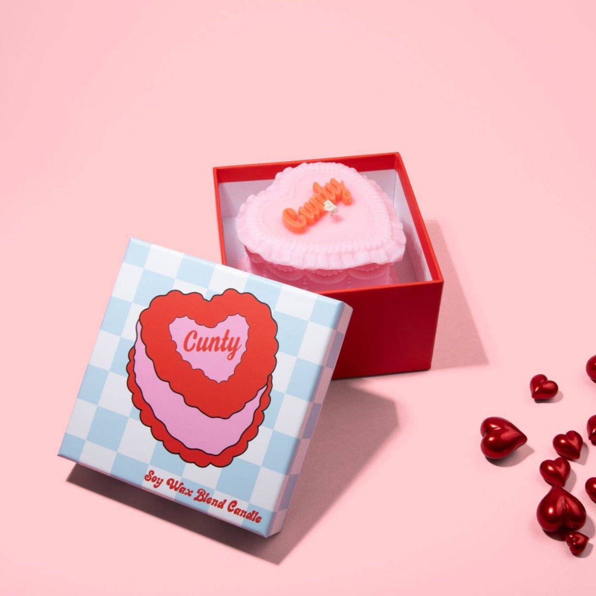 Cunty Heart Candle - Twirls + Twigs