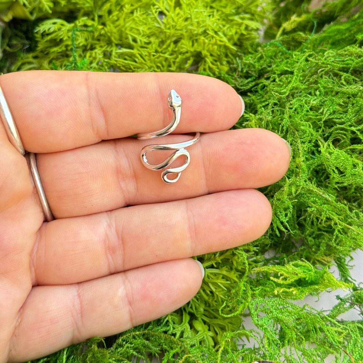 Snake Ring (Gold + Silver): Gold - Twirls + Twigs