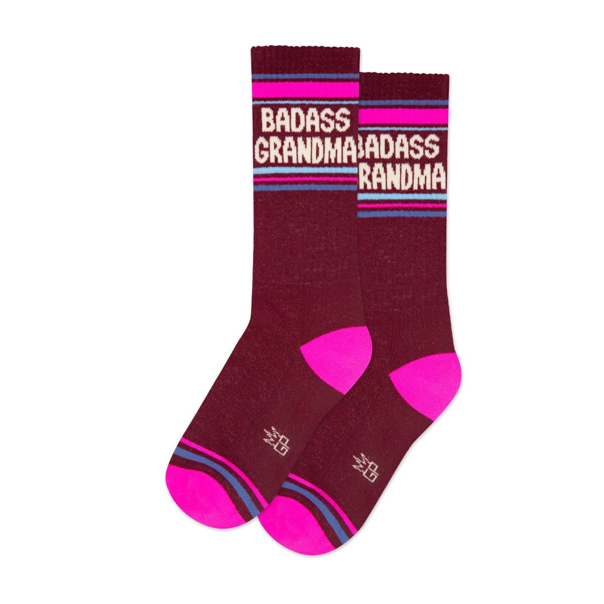 Badass Grandma Gym Crew Socks - Twirls + Twigs