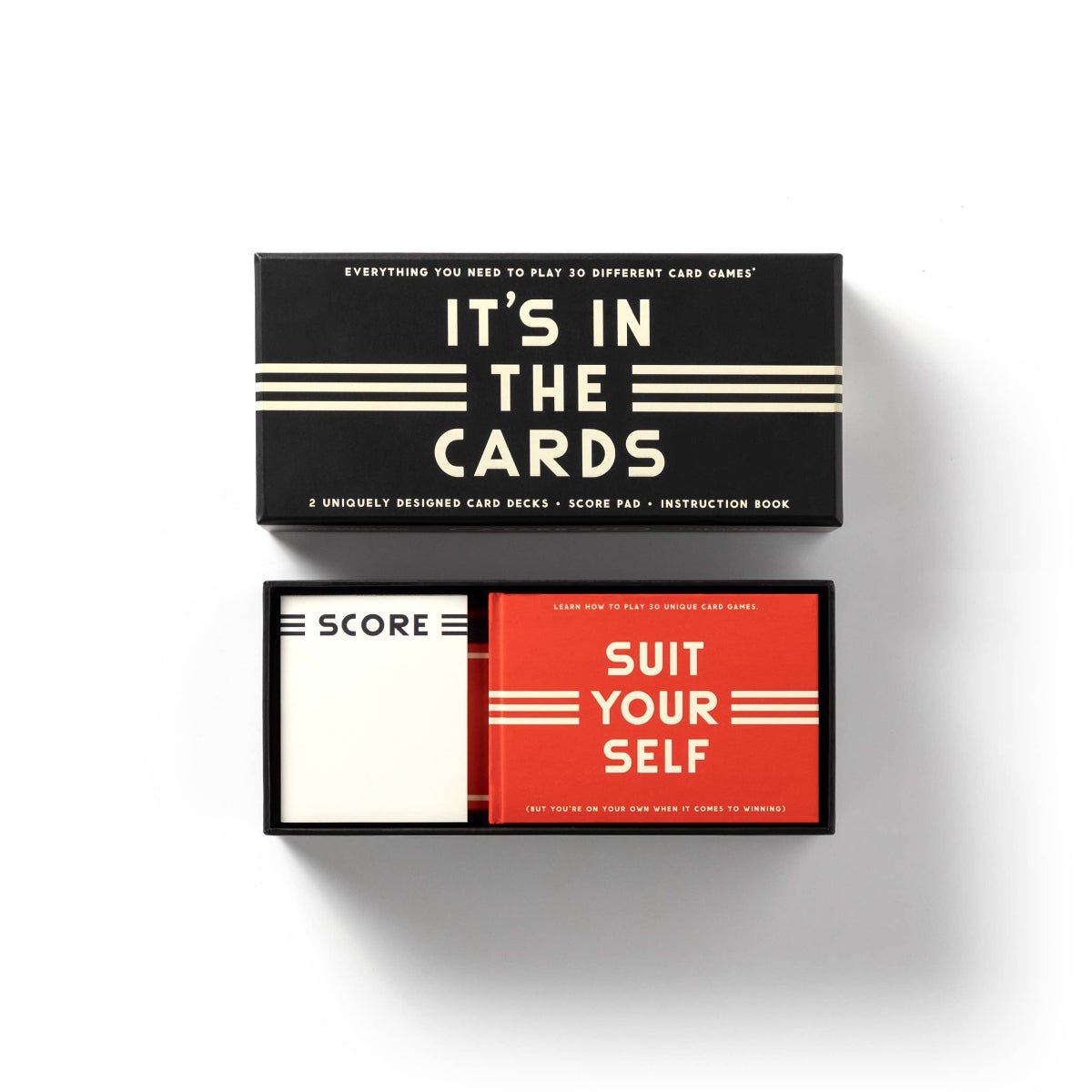 Brass Monkey It's In The Cards Playing Card Game Set - Twirls + Twigs