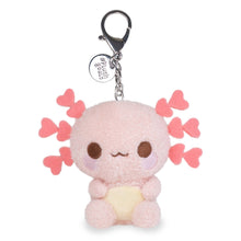  Mini Lottie Keychain (Cute Kawaii Pink Axolotl Plush Clip)