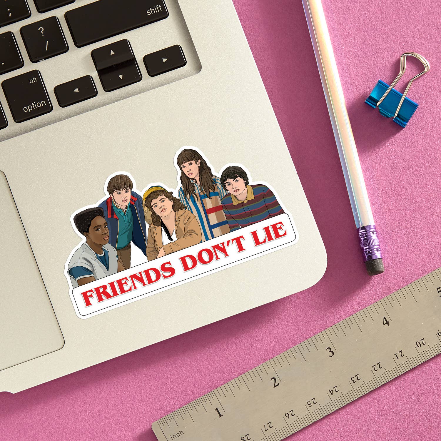 Stranger Friends Don't Lie Die Cut Sticker - Twirls + Twigs