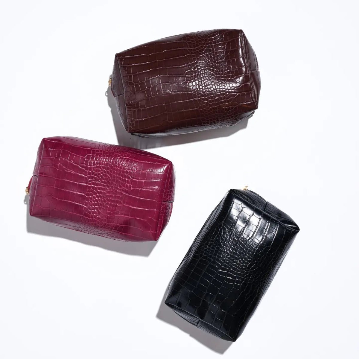 Croc Chic Cosmetic & Travel Organizer Pouch - Twirls + Twigs