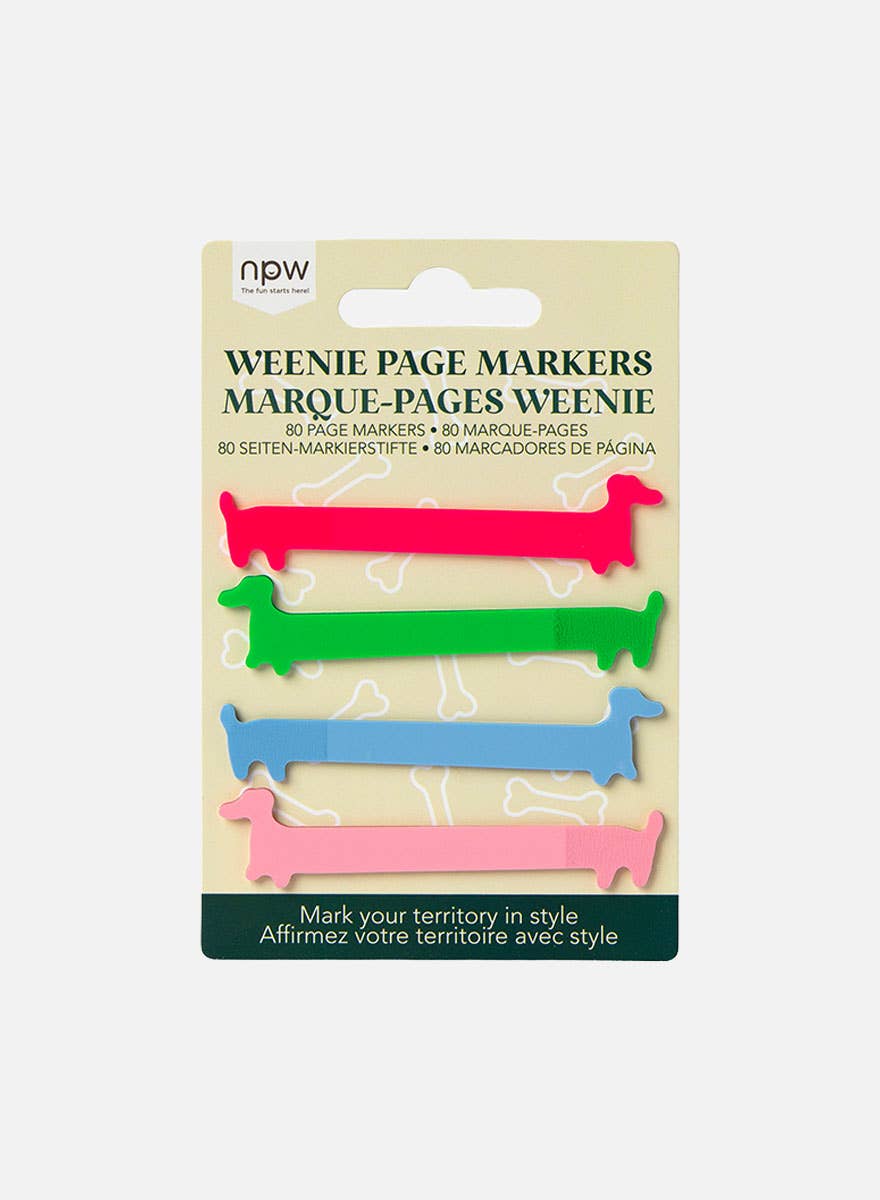 Weenie Page Markers - Sausage Dog Bookmarks - Twirls + Twigs