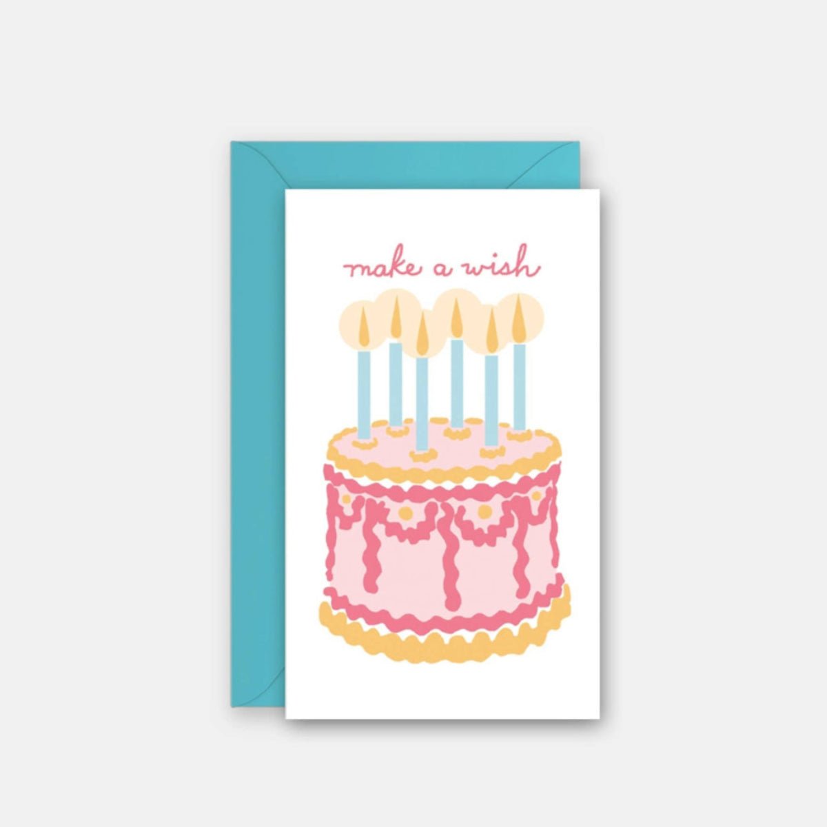 Birthday Cake - Gift Enclosure Card - Twirls + Twigs