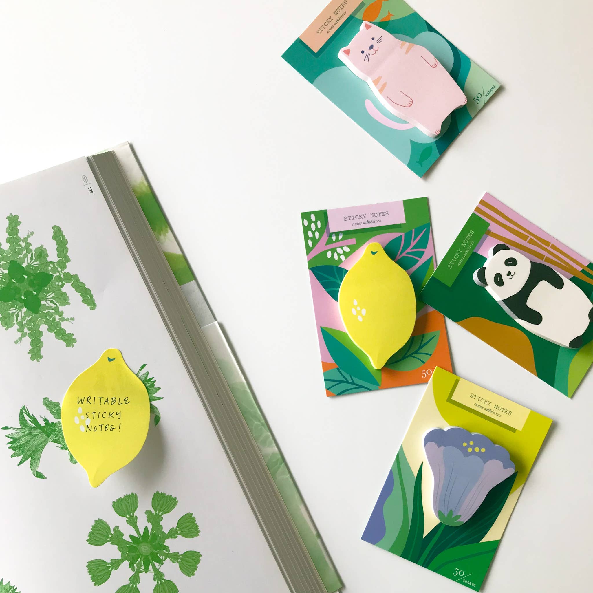 Bunny Die Cut Sticky Notes - Twirls + Twigs