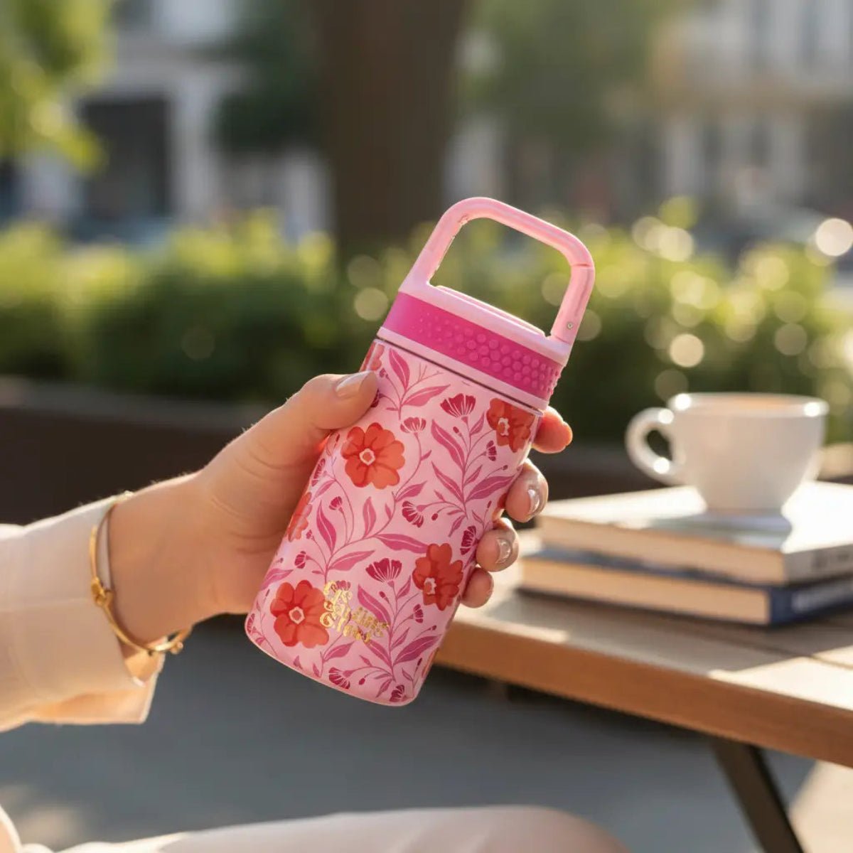 6 oz Lil' Bitty Bottle–Poppin' Petals Hot Pink - Twirls + Twigs
