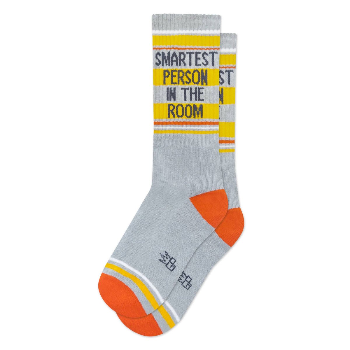Smartest Person In The Room Gym Crew Socks - Twirls + Twigs