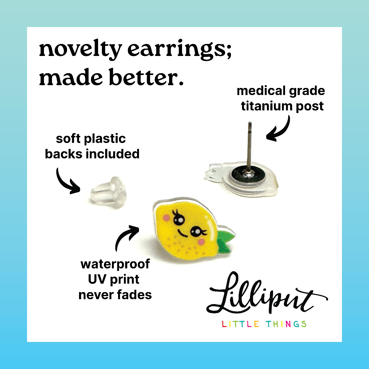 Possum Earrings - Weirdcore Earrings - Twirls + Twigs