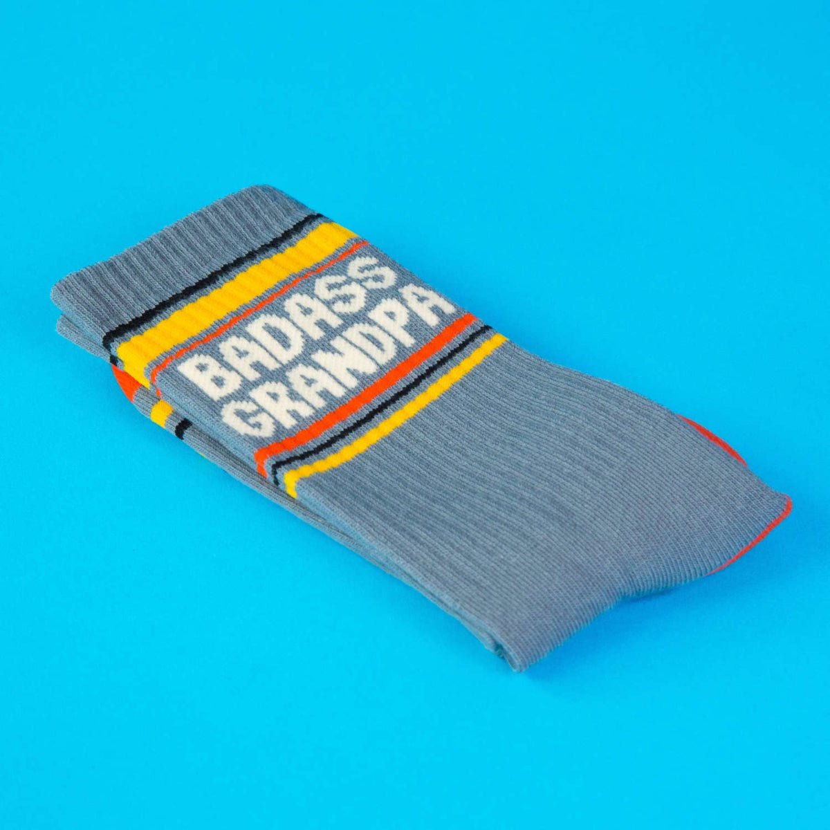 Badass Grandpa Gym Crew Socks - Twirls + Twigs