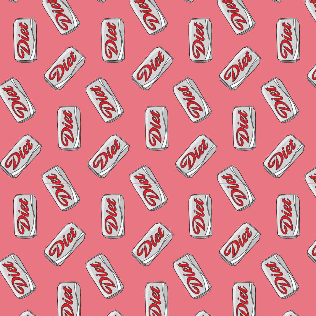 Diet Soda Can Wrapping Paper Roll - Twirls + Twigs