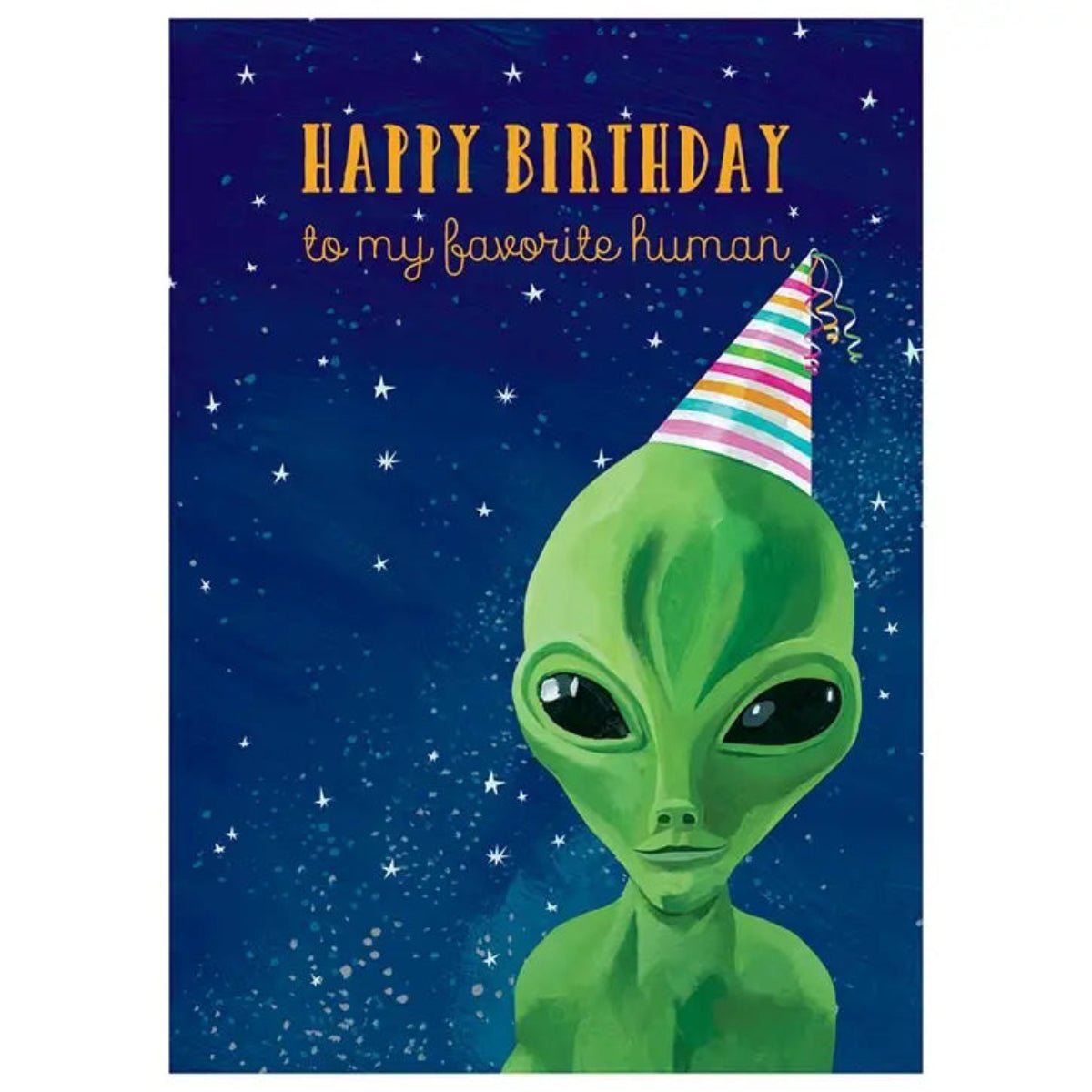 Alien Birthday Card - Twirls + Twigs