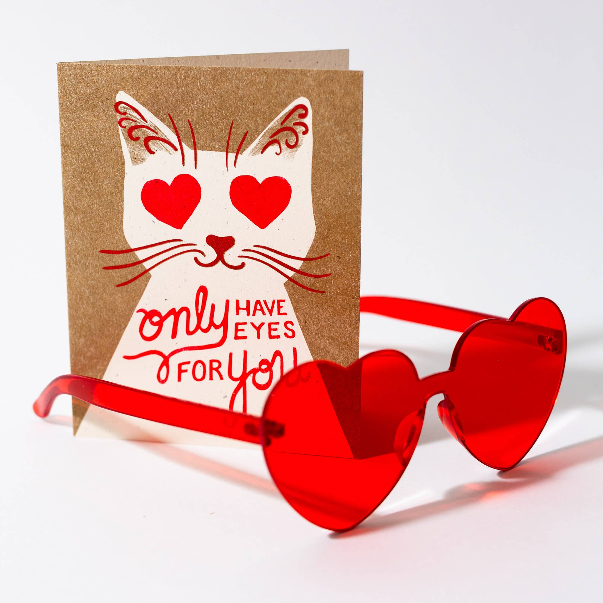 Only Have Eyes For You - Risograph Card - Twirls + Twigs