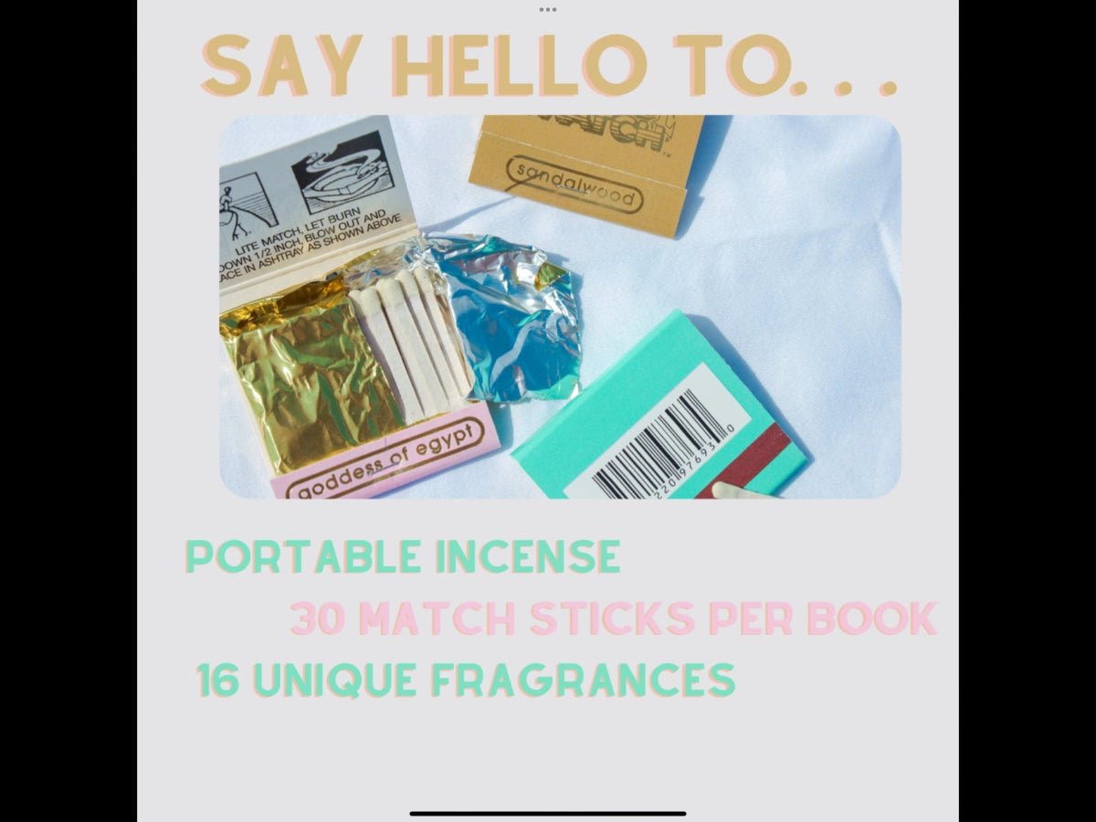 Incense Matche Books - Assorted Fragrances - Twirls + Twigs