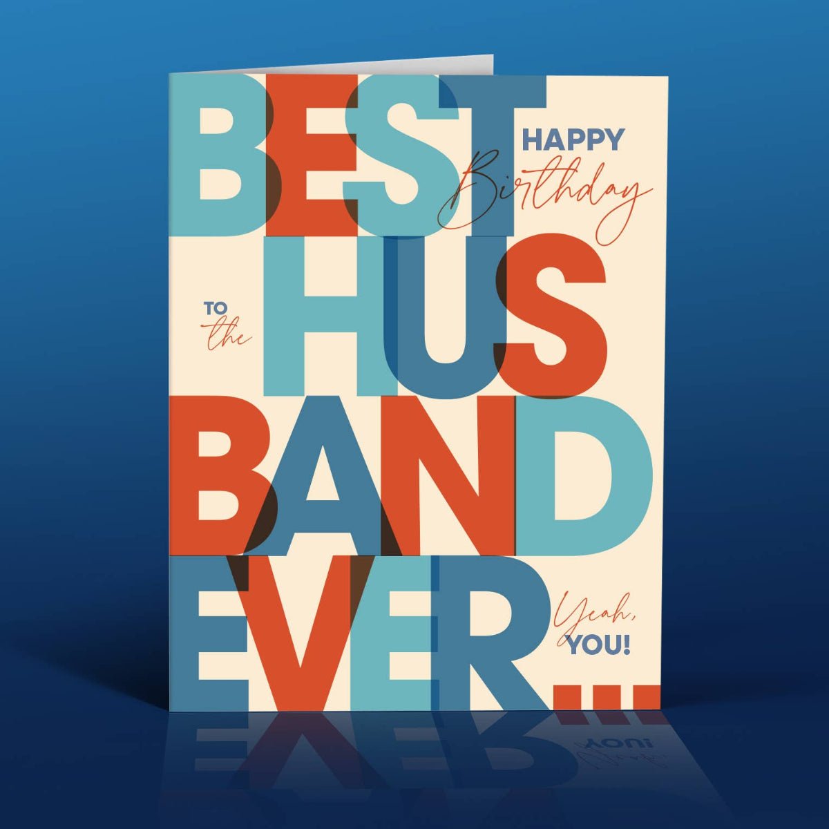 BEST HUBBY Husband Birthday Card - Twirls + Twigs