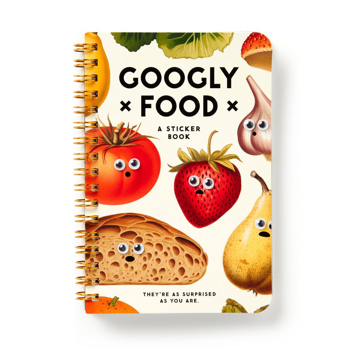 Brass Monkey Googly Food Sticker Book - Twirls + Twigs