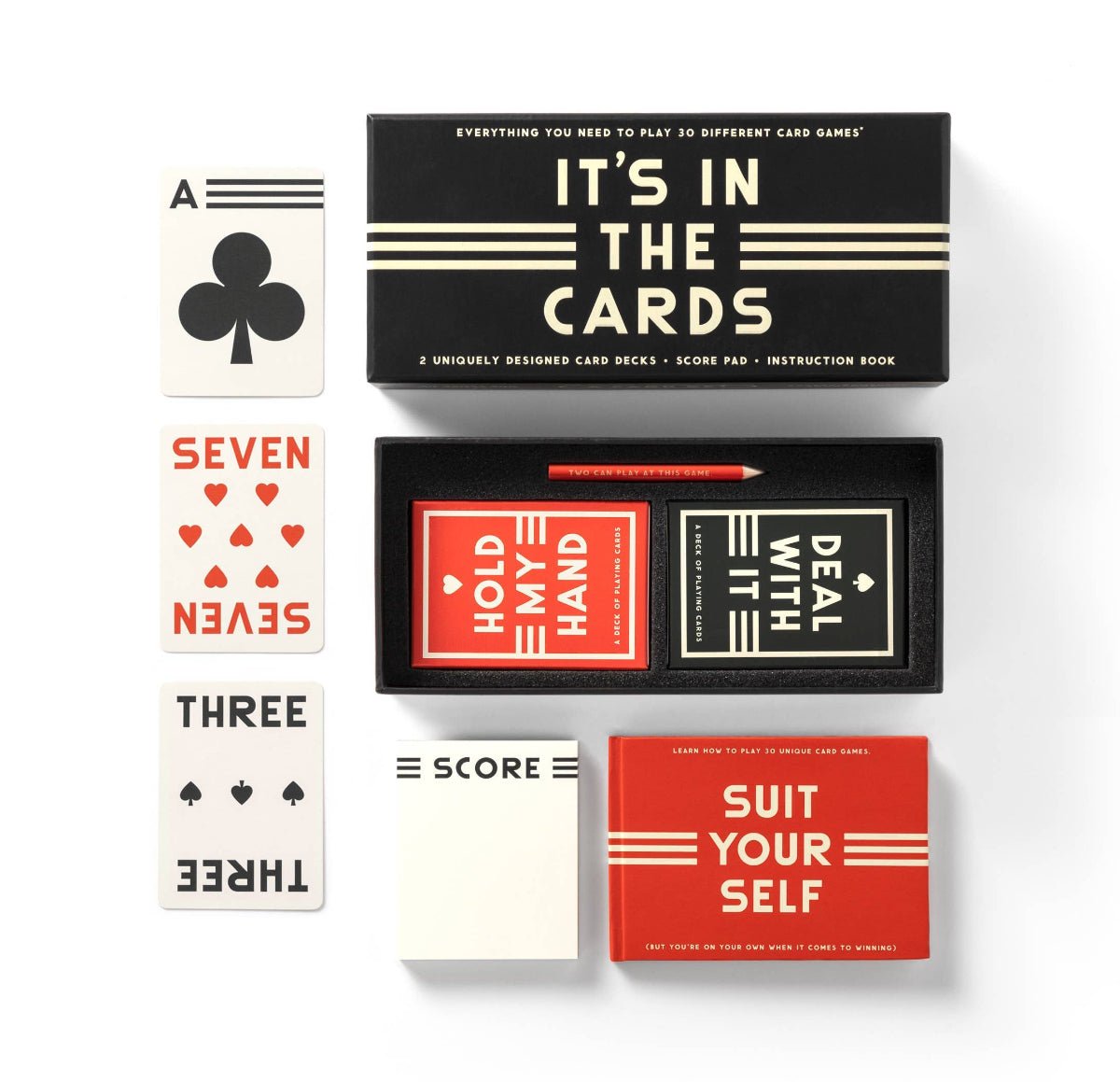 Brass Monkey It's In The Cards Playing Card Game Set - Twirls + Twigs