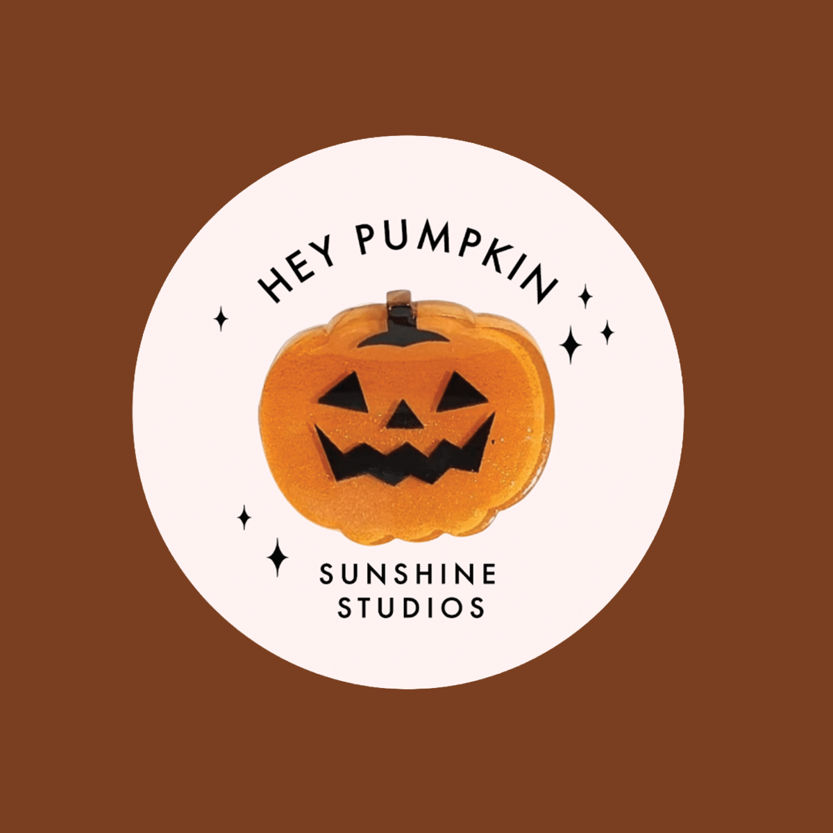 Hey Pumpkin! Mini Pumpkin Hair Clip | Halloween - Twirls + Twigs