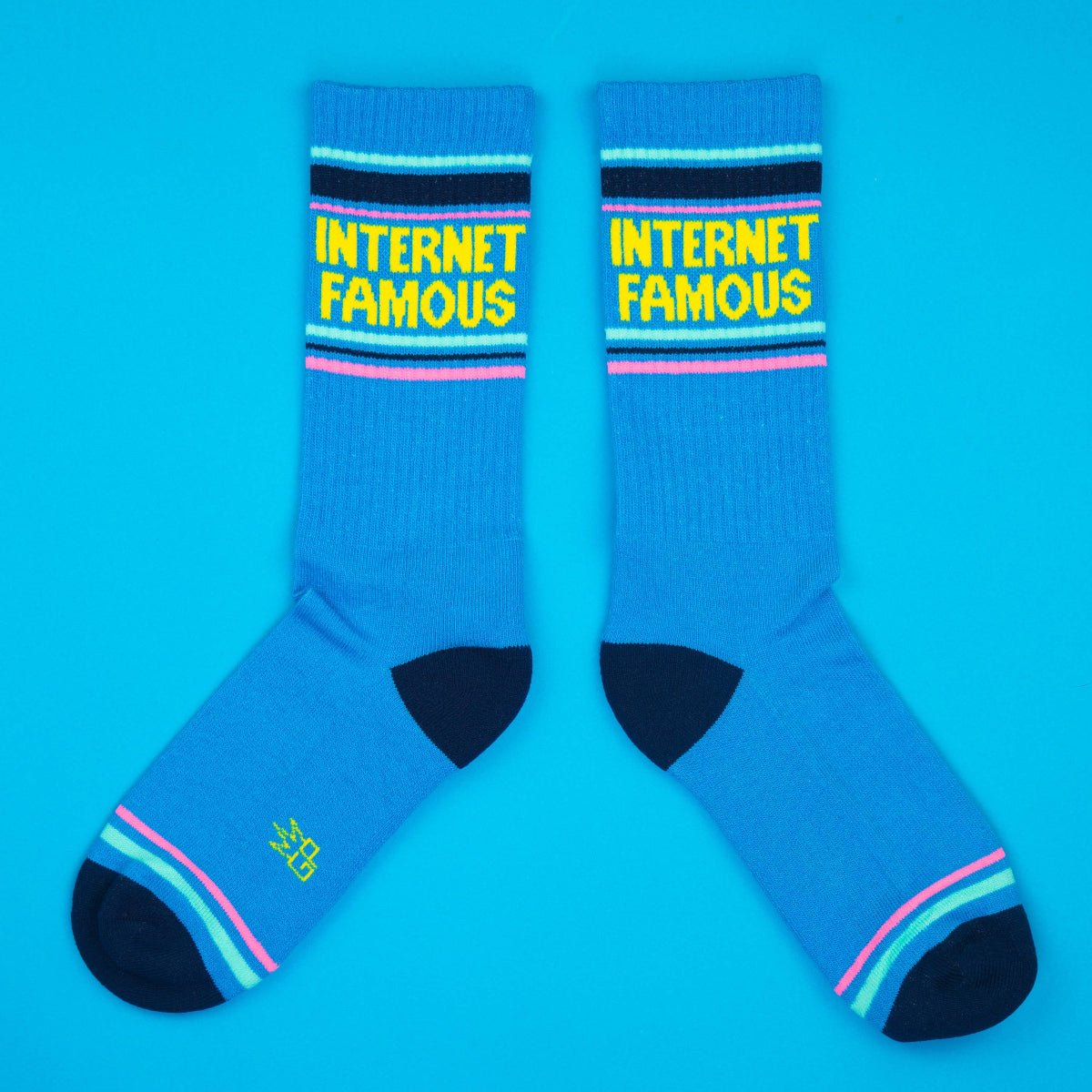 Internet Famous Gym Crew Socks - Twirls + Twigs