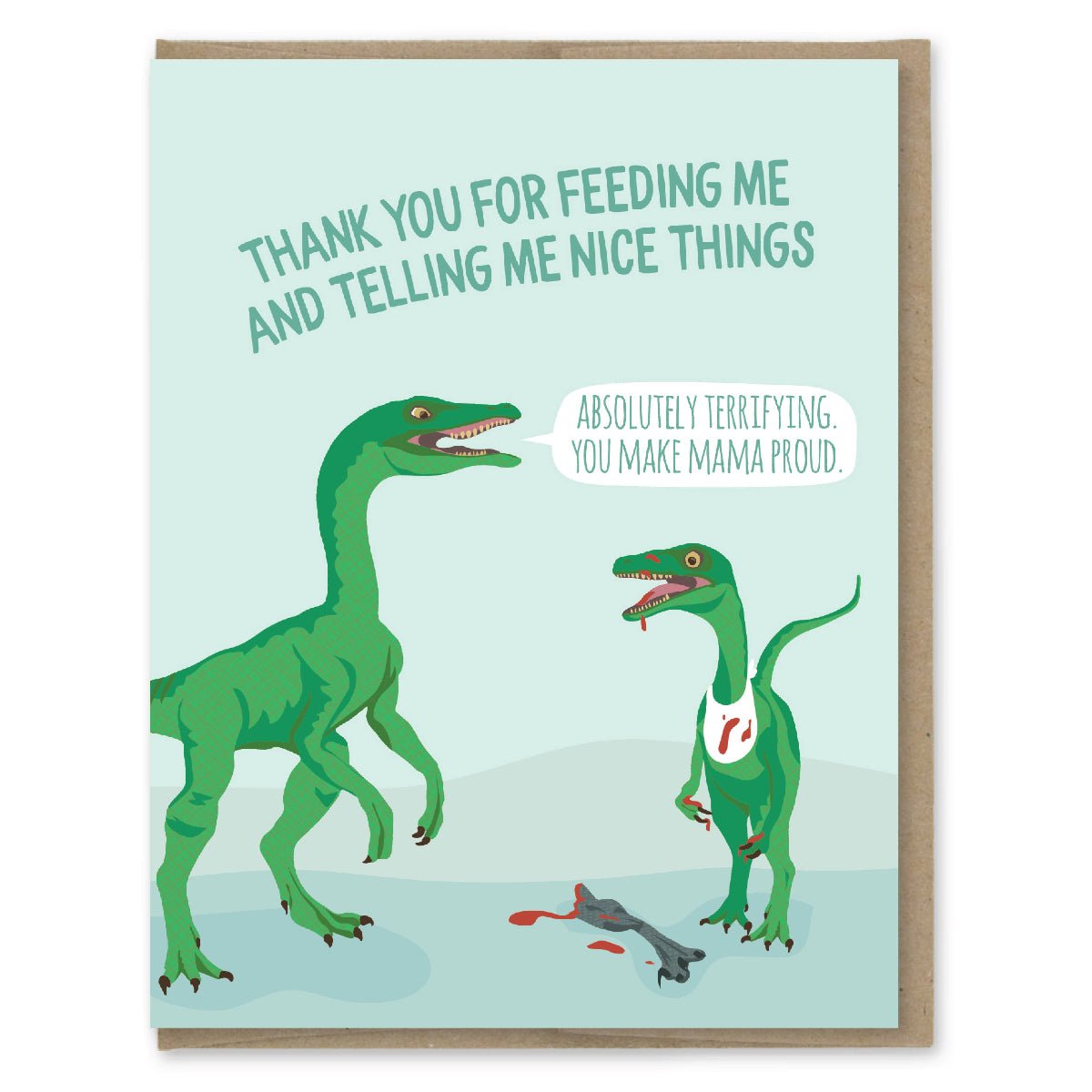 Feed Me Dino Mom Card - Twirls + Twigs