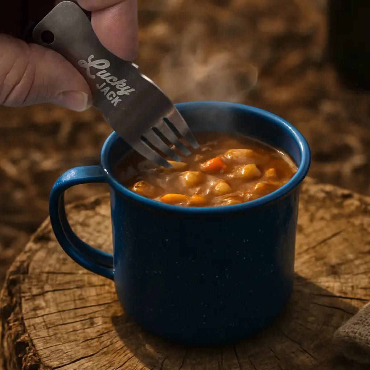 Mini Mess Kit Adventure Card – Compact Eating Tool - Twirls + Twigs