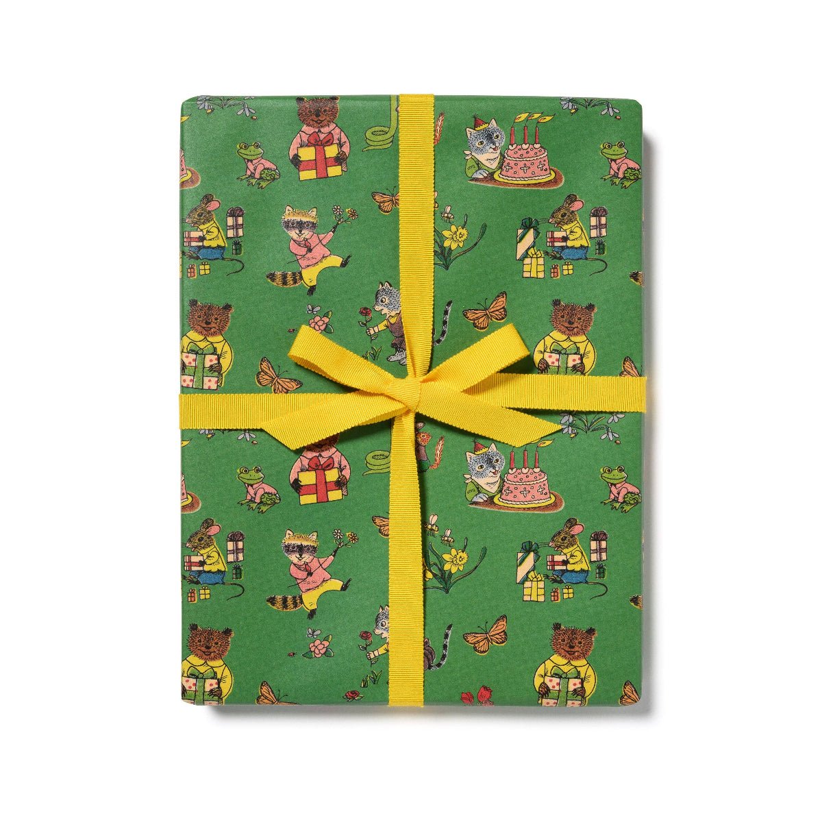 Richard Scarry Critter Wishes Wrapping Paper: Roll of 3 Sheets - Twirls + Twigs