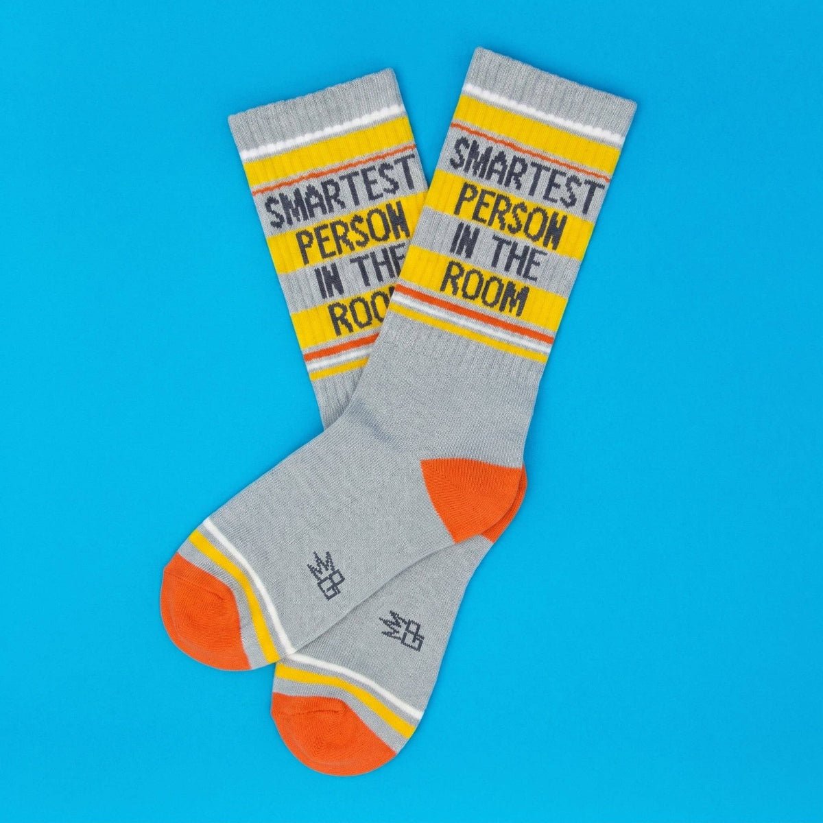 Smartest Person In The Room Gym Crew Socks - Twirls + Twigs