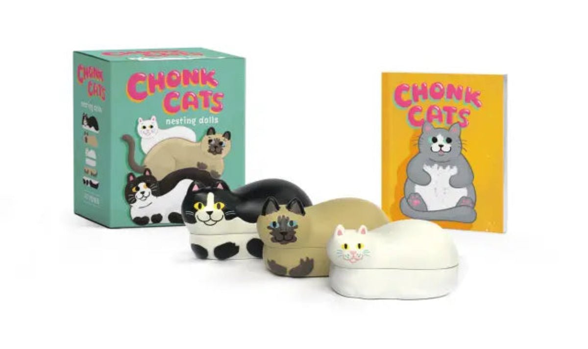 Chonk Cats Nesting Dolls - Twirls + Twigs