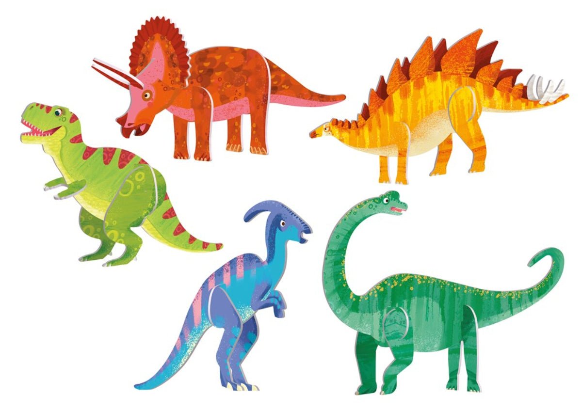 Slot-Together Dinosaurs - Twirls + Twigs