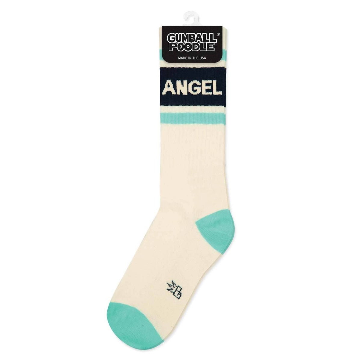 Angel Gym Crew Socks - Twirls + Twigs