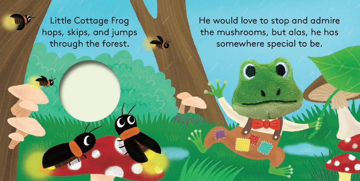Little Cottage Frog: Finger Puppet Book - Twirls + Twigs