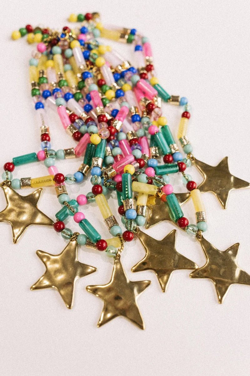 Star Beaded Necklace - Twirls + Twigs