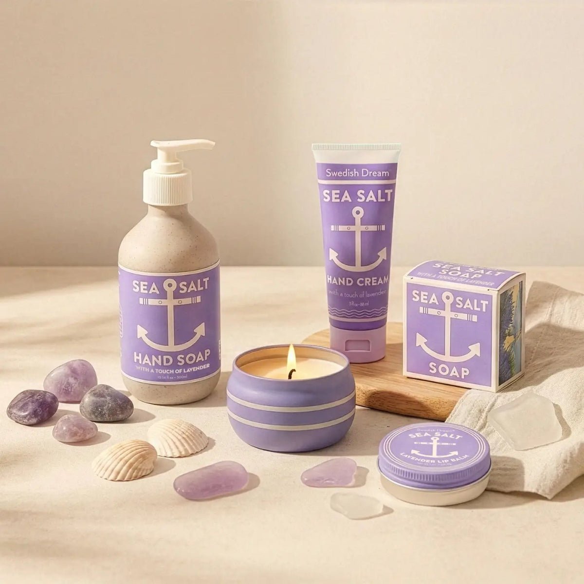 Sea Salt Lavender Bar Soap - Twirls + Twigs