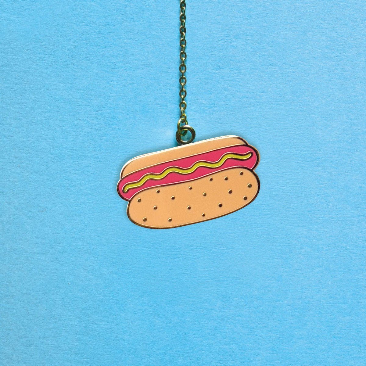 Hot Dog Bookmark Charm - Twirls + Twigs