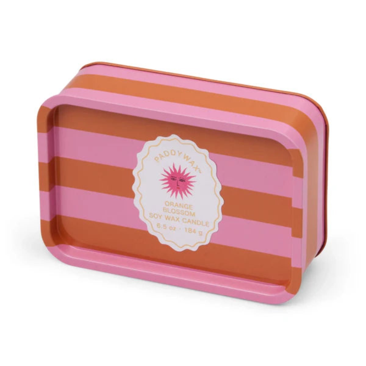 Orange Blossom tin - 6.5 oz Tin Candle - Twirls + Twigs