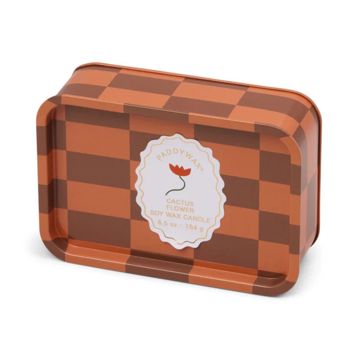 A Dopo tin Cactus Flower - 6.5 oz Tin Candle - Twirls + Twigs
