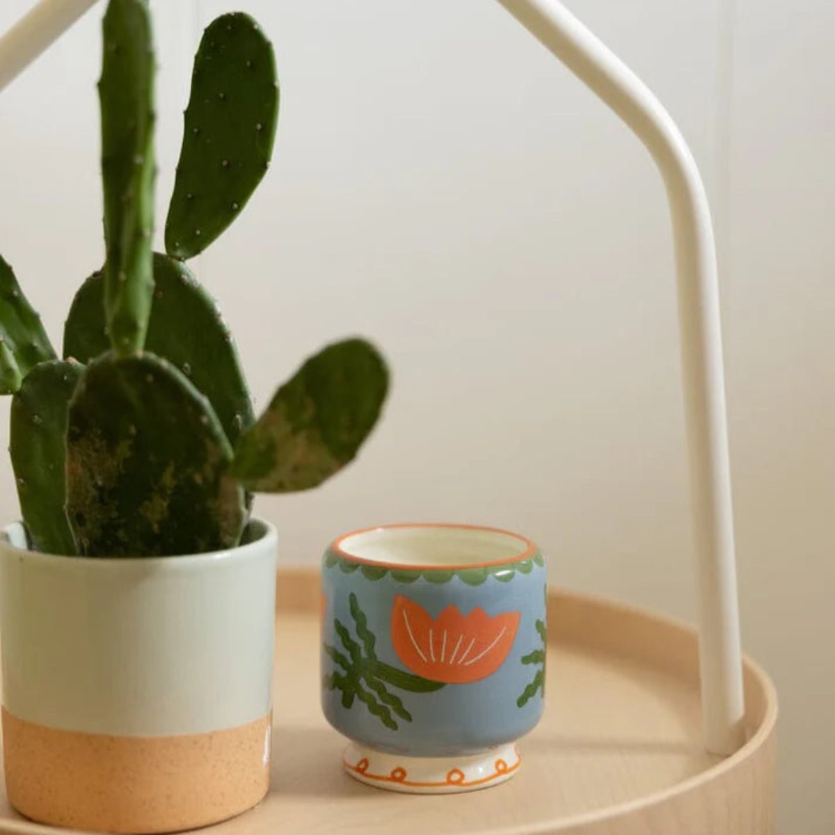 A DOPO HANDPAINTED “FLOWER" CACTUS FLOWER - Twirls + Twigs