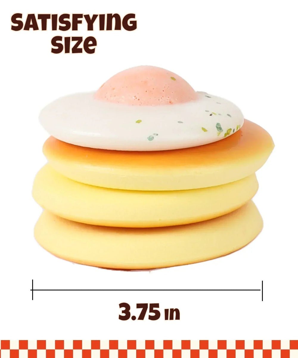 Ultimate Stress Relief Squishy - Fluffy Egg Pancakes - Twirls + Twigs
