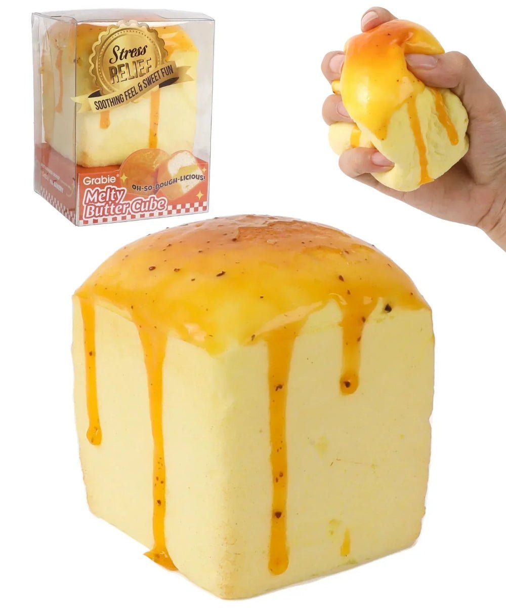 Ultimate Stress Relief Squishy - Melty Butter Cube - Twirls + Twigs