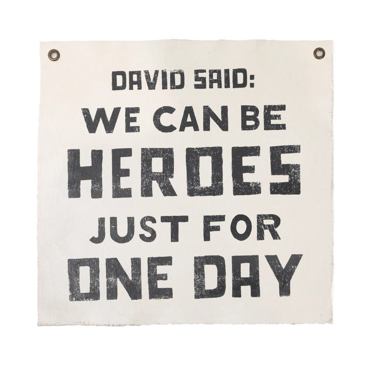 David Said 25"x25" Hand Painted Wall Hanging - Twirls + Twigs
