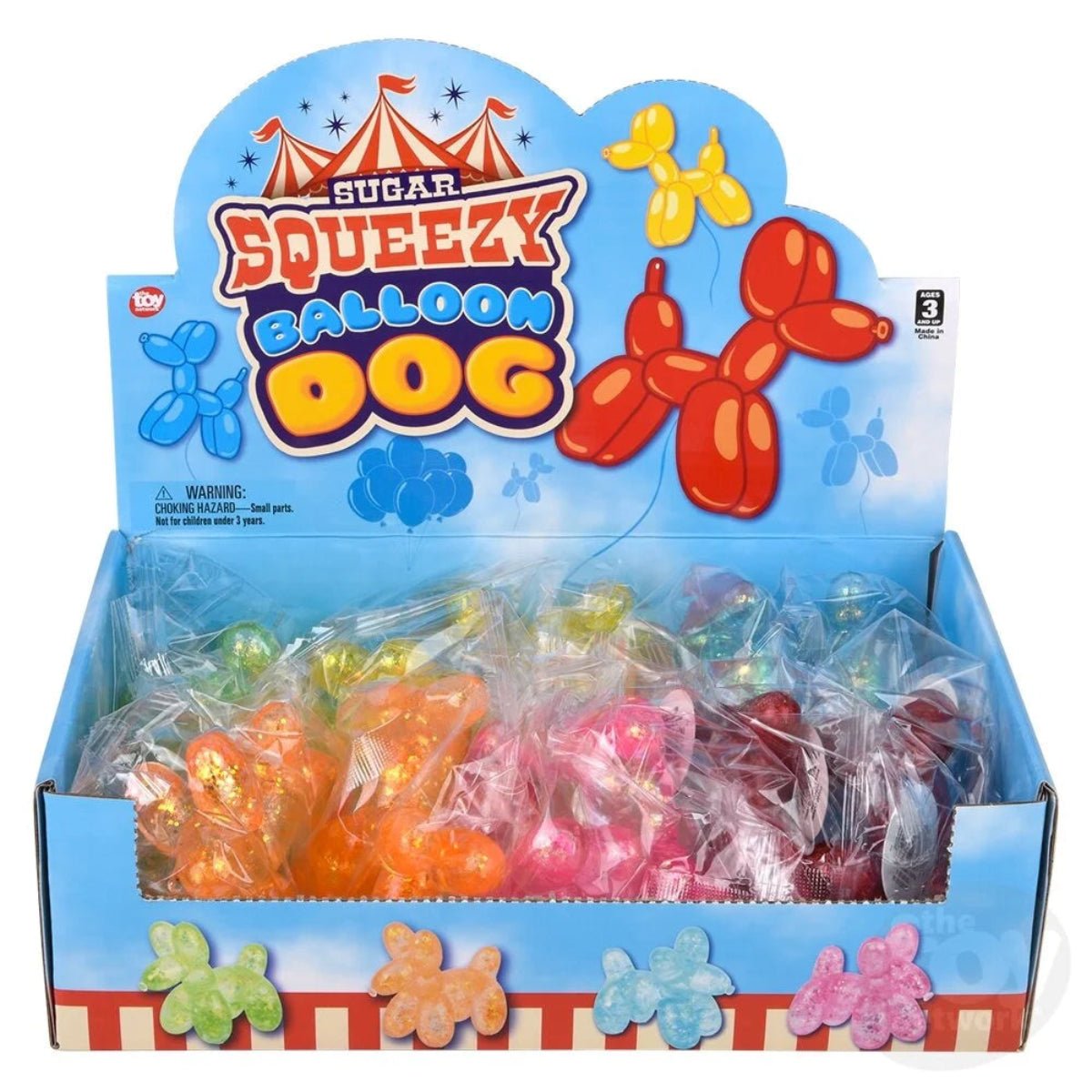 3.5" Sugar Squeezy Balloon Dog - Twirls + Twigs