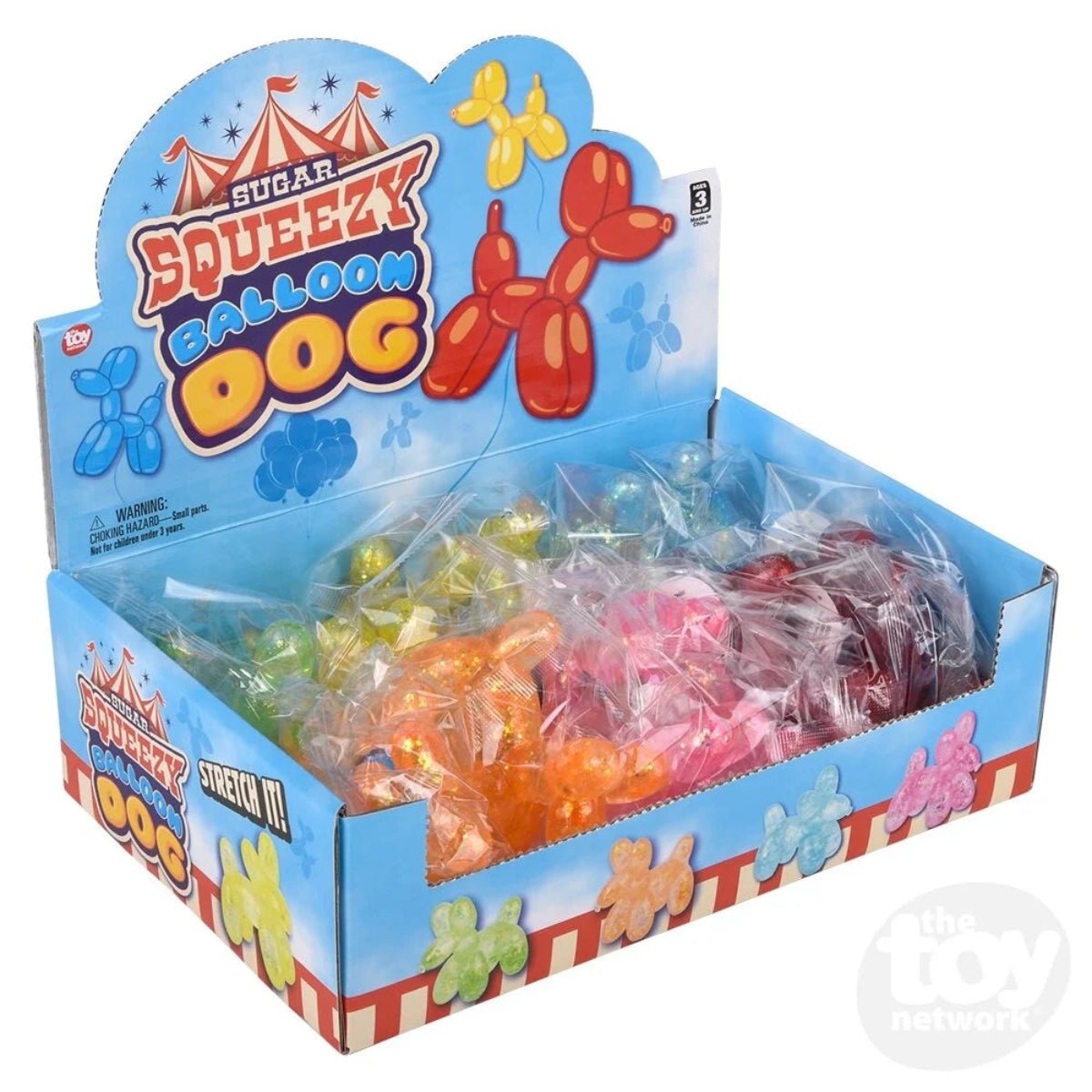 3.5" Sugar Squeezy Balloon Dog - Twirls + Twigs
