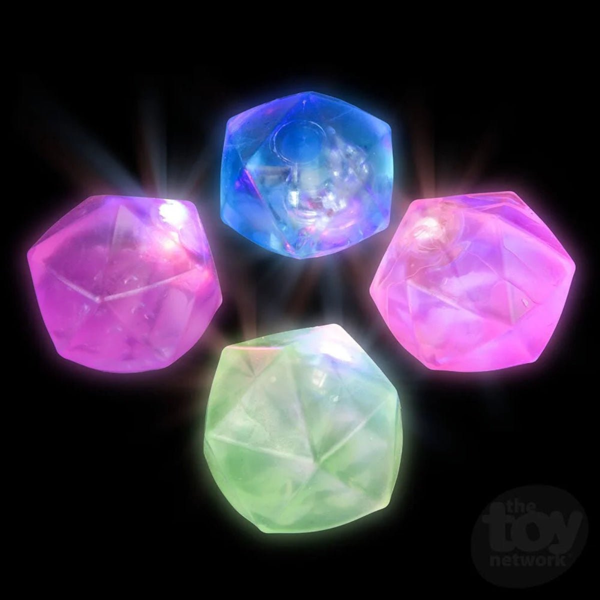 2.75" Light-Up Squeezy Sugar Diamond 12ct - Twirls + Twigs