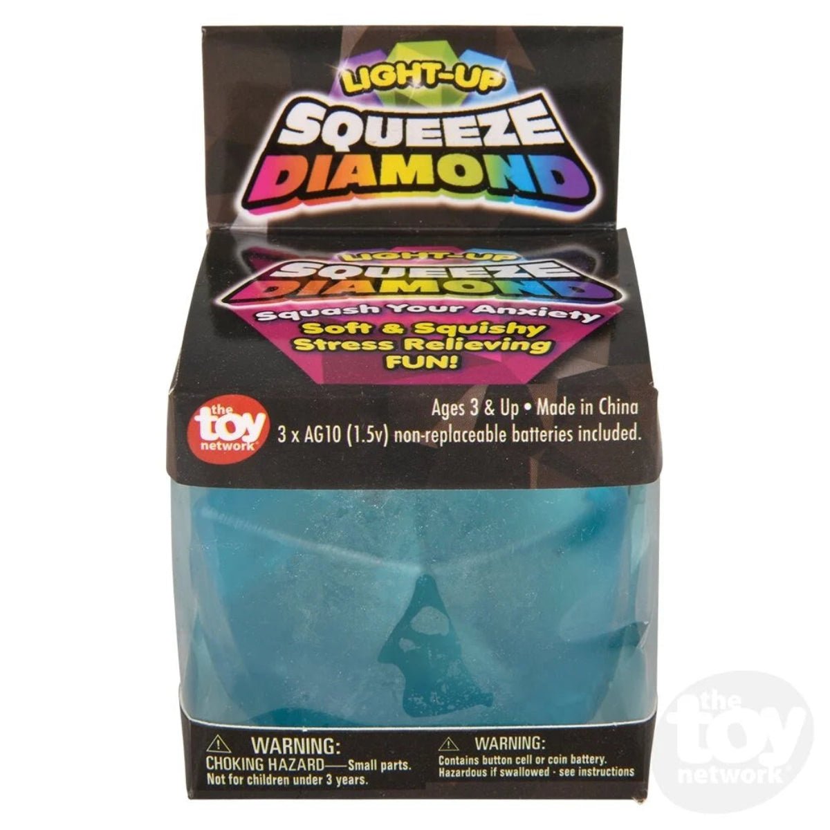 2.75" Light-Up Squeezy Sugar Diamond 12ct - Twirls + Twigs