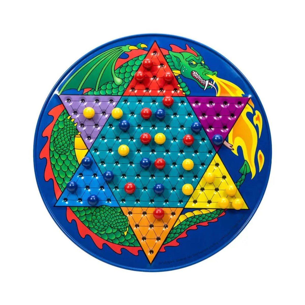 Tin Chinese Checkers - Twirls + Twigs