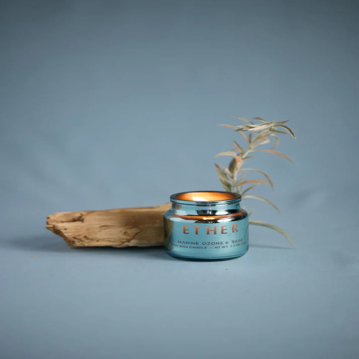 ETHER CANDLE-CHROMA LIGHT BLUE - Twirls + Twigs